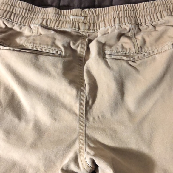 Never Lose Hedge tan elastic waist men’s pants, size small - Picture 4 of 7